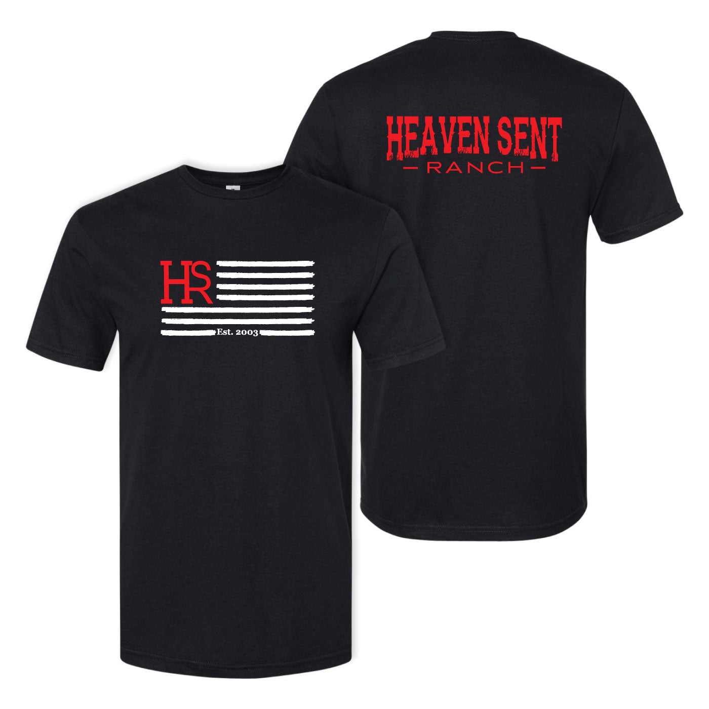 Short Sleeve HSR Patriotic Flag T-Shirt